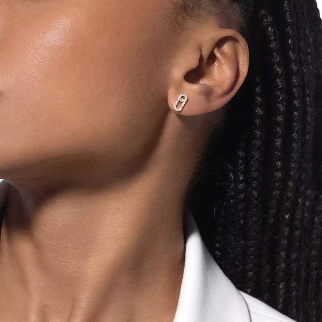 [LUXE] Move Uno Diamond Earrings