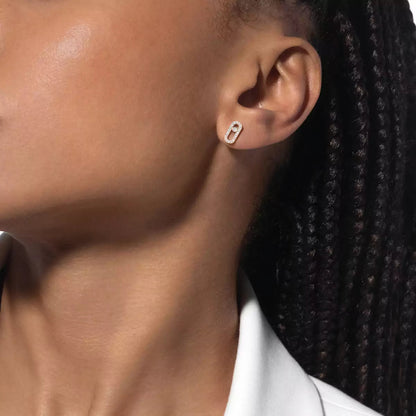 [LUXE] Move Uno Diamond Earrings