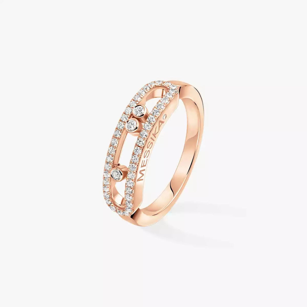 [LUXE]  Baby Move Gold Diamond Pave_ Ring