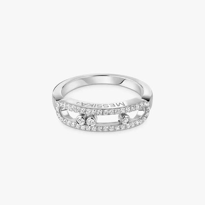 [LUXE]  Baby Move Gold Diamond Pave_ Ring