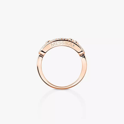 [LUXE]  Baby Move Gold Diamond Pave_ Ring