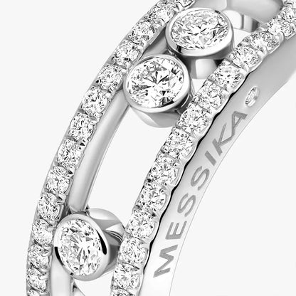 [LUXE]  Move Gold Diamond Pave_ Ring