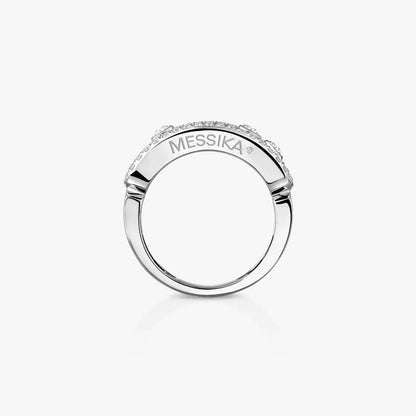 [LUXE]  Move Gold Diamond Pave_ Ring