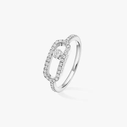 [LUXE] Move Uno Diamond Ring in Gold
