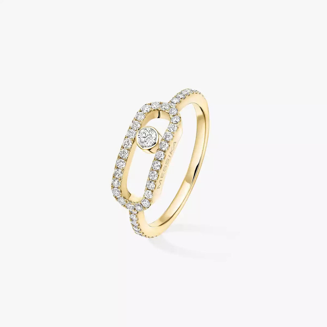 [LUXE] Move Uno Diamond Ring in Gold