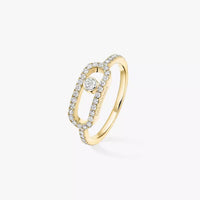[LUXE] Move Uno Diamond Ring in Gold