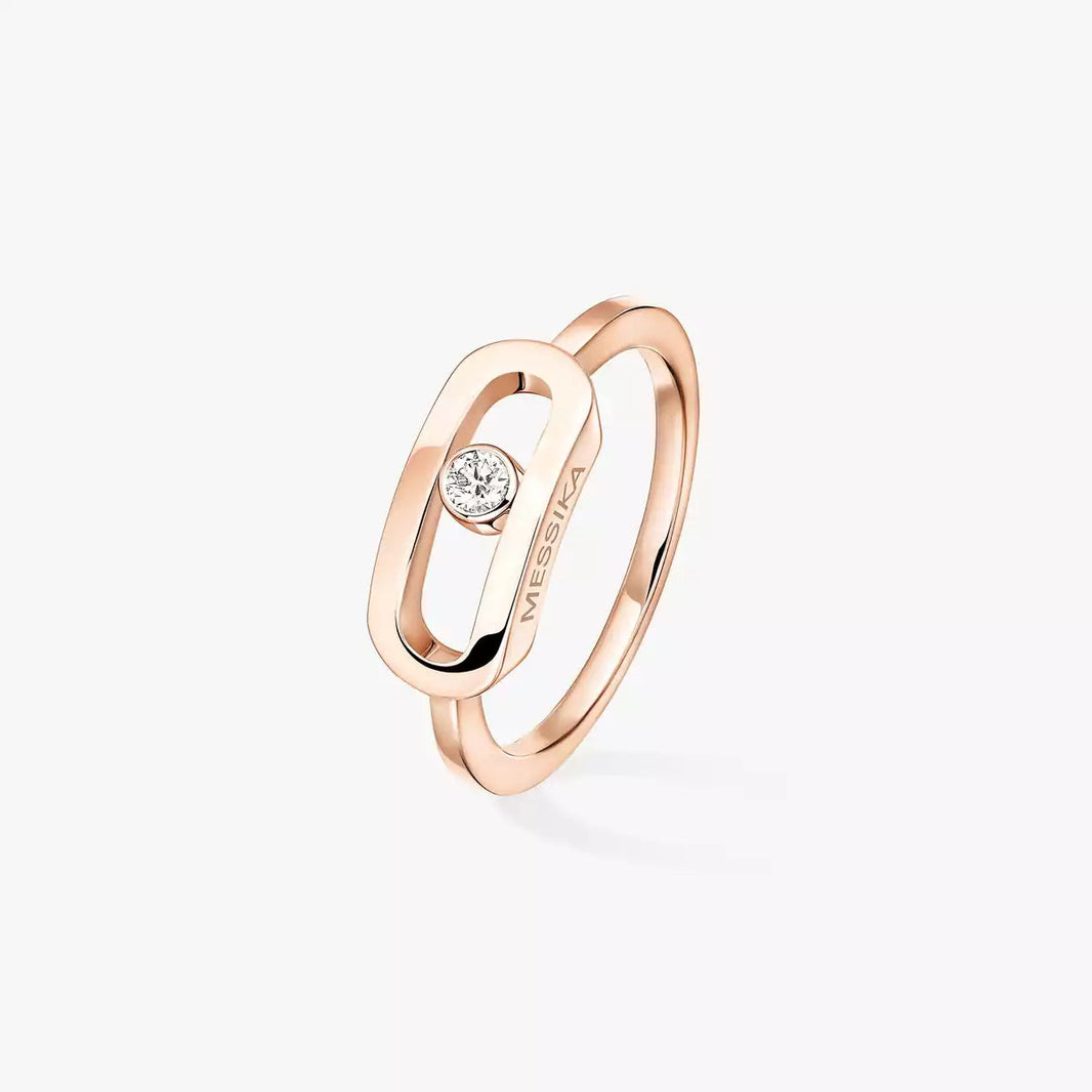 [LUXE] Move Uno Diamond Ring in Gold