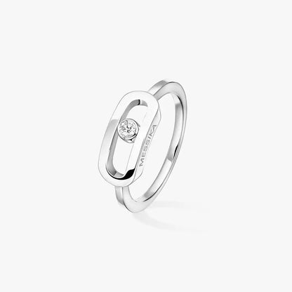 [LUXE] Move Uno Diamond Ring in Gold