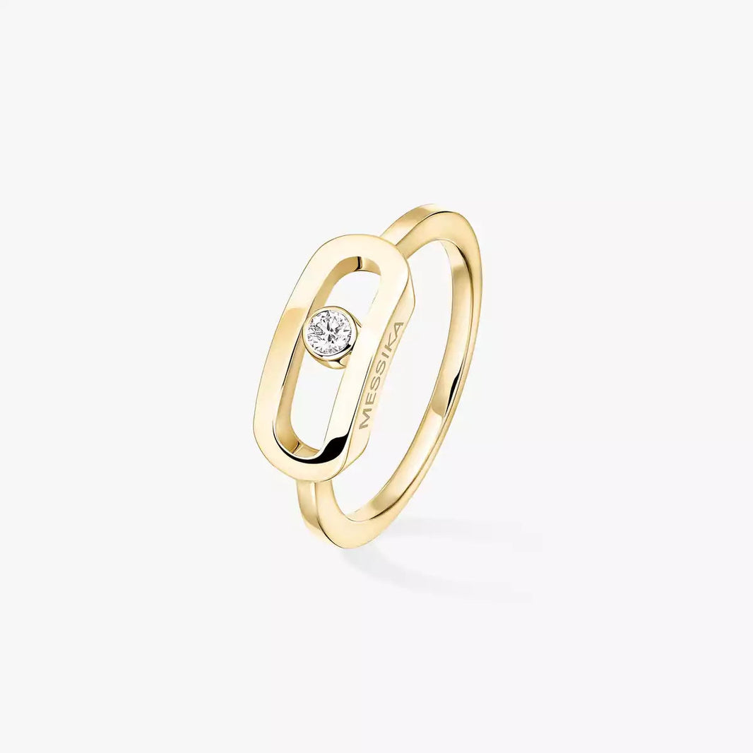 [LUXE] Move Uno Diamond Ring in Gold