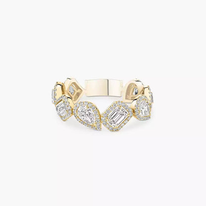 [LUXE] Diamond Wedding Ring My Twin