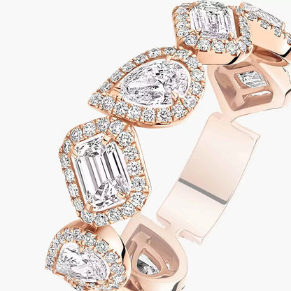 [LUXE] Diamond Wedding Ring My Twin