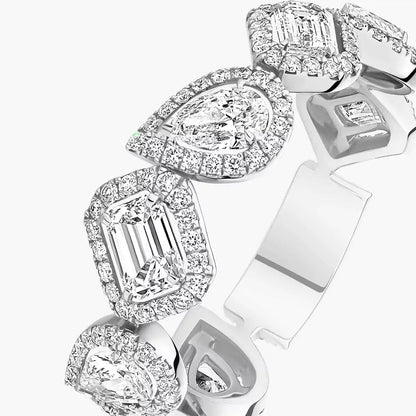 [LUXE] Diamond Wedding Ring My Twin