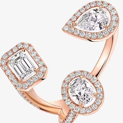 [[LUXE]  Diamond Ring 0,25ct My Twin Trilogy