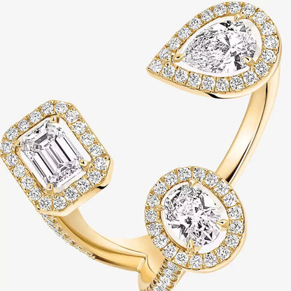 [[LUXE]  Diamond Ring 0,25ct My Twin Trilogy
