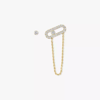 [LUXE] Move Uno Diamond Earrings