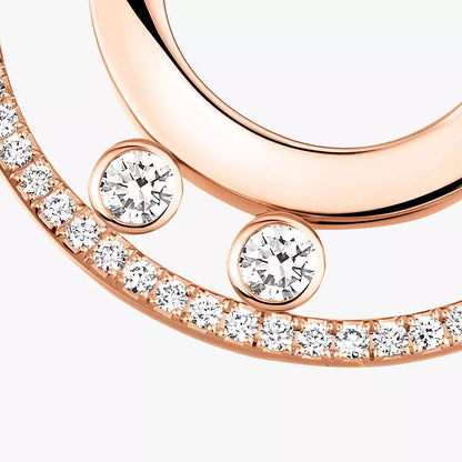 [LUXE] Move Romane Small Diamond Hoop Earrings