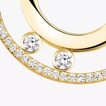 [LUXE] Move Romane Small Diamond Hoop Earrings