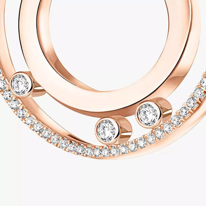 [LUXE] Move Romane Small Diamond Hoop Earrings