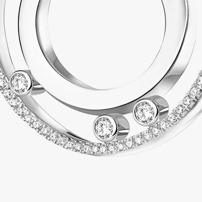 [LUXE] Move Romane Small Diamond Hoop Earrings