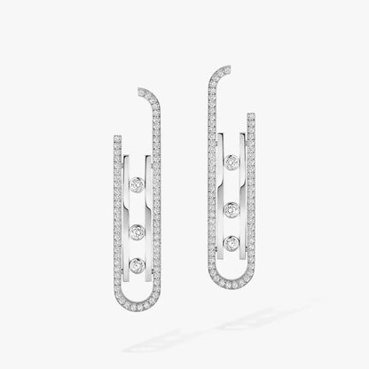 [LUXE] Diamond Pendant Earrings Move 10Th