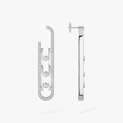 [LUXE] Diamond Pendant Earrings Move 10Th