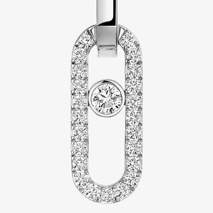 [LUXE] Move Link Diamond Earrings