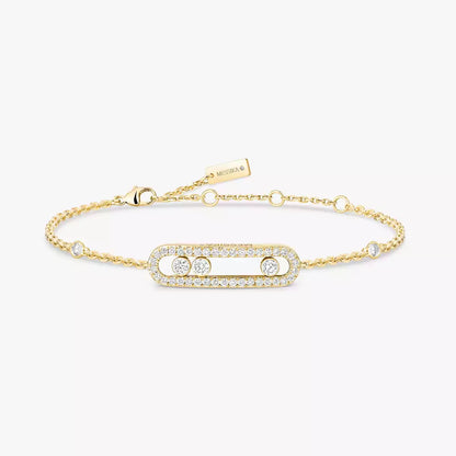 [LUXE] Pavé Baby Move Diamond Bracelet