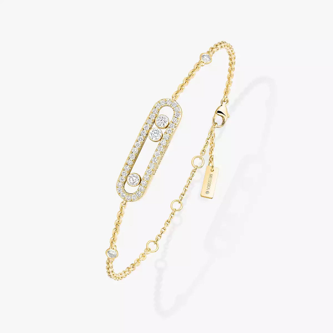 [LUXE] Pavé Baby Move Diamond Bracelet
