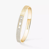[LUXE] Move Noa Ciselé half pavé bangle