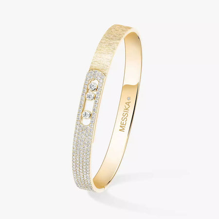 [LUXE] Move Noa Ciselé half pavé bangle