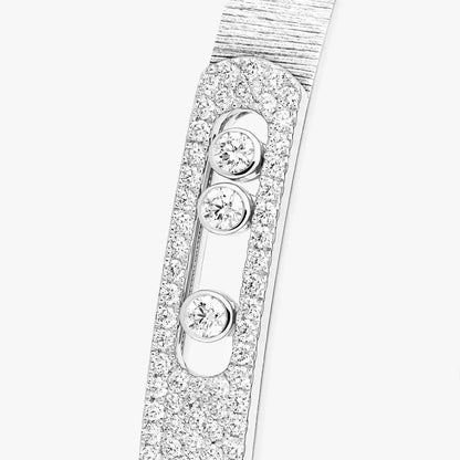 [LUXE] Move Noa Ciselé half pavé bangle
