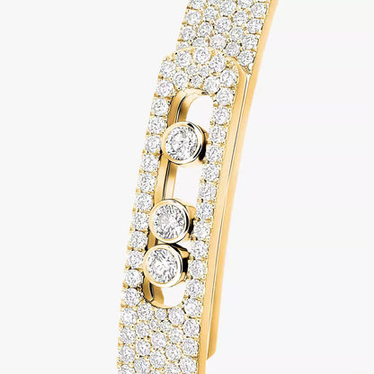 [LUXE] Move Noa Full Pavé Diamond Bangle Bracelet