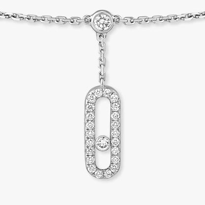 [LUXE]  Move Uno pavé ankle bracelet