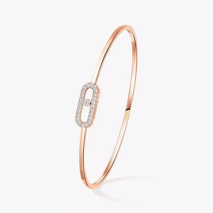 [LUXE] Move Uno pavé flex bangle medium