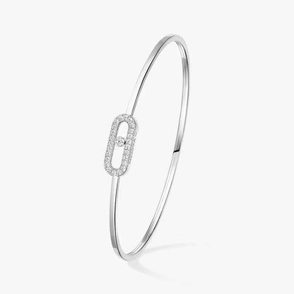 [LUXE] Move Uno pavé flex bangle medium