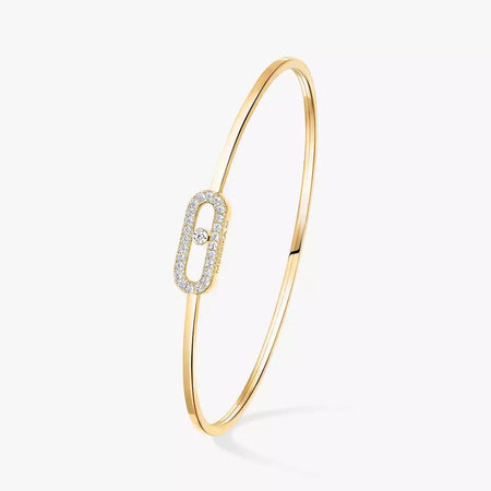 [LUXE] Move Uno pavé flex bangle medium