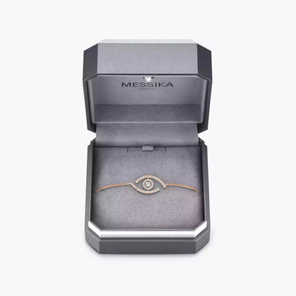 [LUXE] Lucky Eye Pave-Set Diamond Bracelet