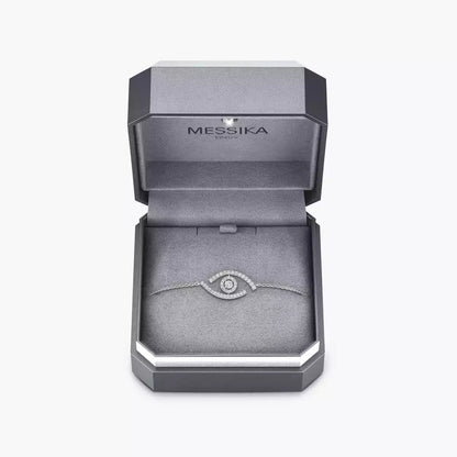 [LUXE] Lucky Eye Pave-Set Diamond Bracelet
