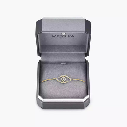 [LUXE] Lucky Eye Pave-Set Diamond Bracelet