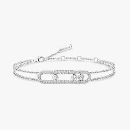 [LUXE]  Move Classique pavé bracelet
