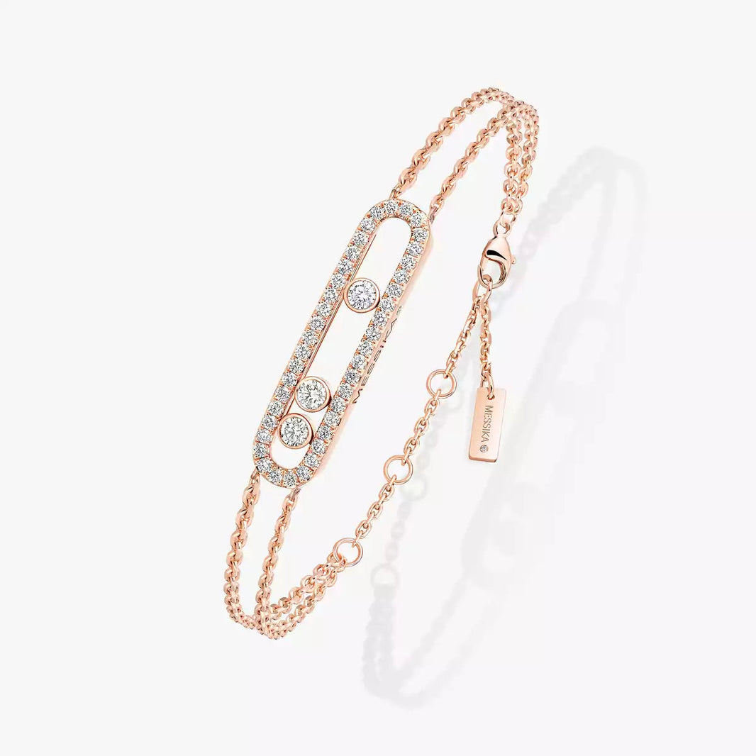 [LUXE]  Move Classique pavé bracelet
