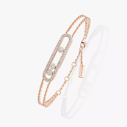 [LUXE]  Move Classique pavé bracelet