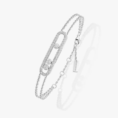 [LUXE]  Move Classique pavé bracelet