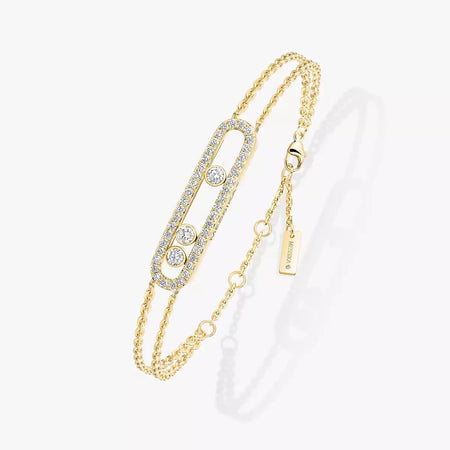 [LUXE]  Move Classique pavé bracelet