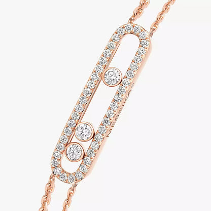 [LUXE]  Move Classique pavé bracelet