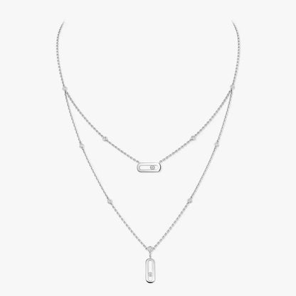 [LUXE]  Move Uno Diamond Necklace