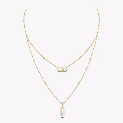 [LUXE]  Move Uno Diamond Necklace
