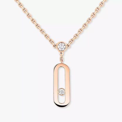 [LUXE]  Move Uno Diamond Necklace