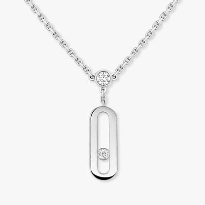 [LUXE]  Move Uno Diamond Necklace