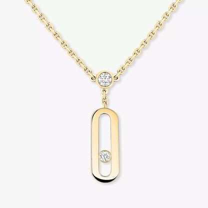 [LUXE]  Move Uno Diamond Necklace